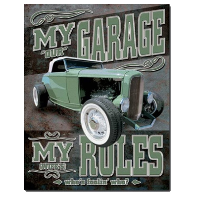 My Garage Tin Sign