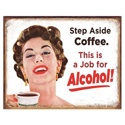 Aside Coffee Tin Sign