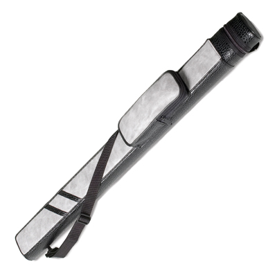 Black and Grey 1 Butt / 1 Shaft Cue Case