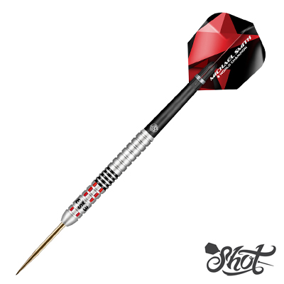 Shot Michael Smith Achieve Steel Tip 90% Tungsten Dart Set