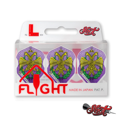 Shot L-Style EZ L3 Shape Roman Empire Caesar Dart Flight Set (CLONE)