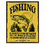 Fish On Tin Sign   