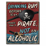 Rum Pirate Tin Sign