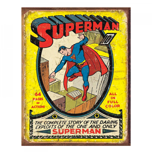 DC Superman No.1 Cover Tin Sign