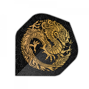 Dragon Black Dart Flights