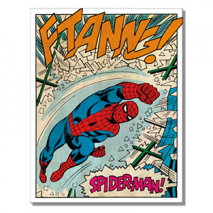 Spiderman Ftanng Tin Sign