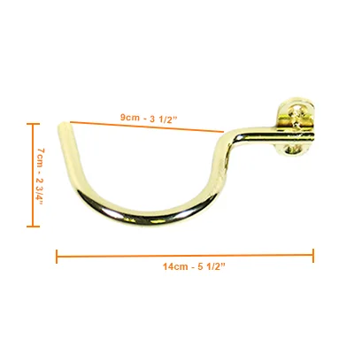 Side Hang Brass Hook