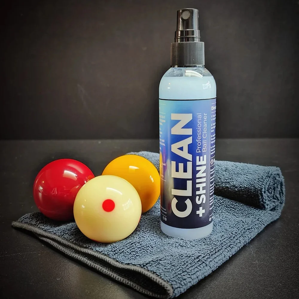 Clean + Shine - Professional Ball Cleaner for Billiard Balls - 125ml bottle