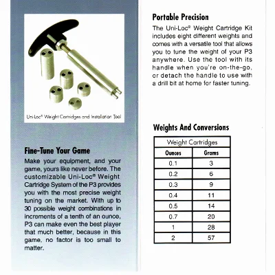 Predator Uni-Loc Weight Cartridge Kit