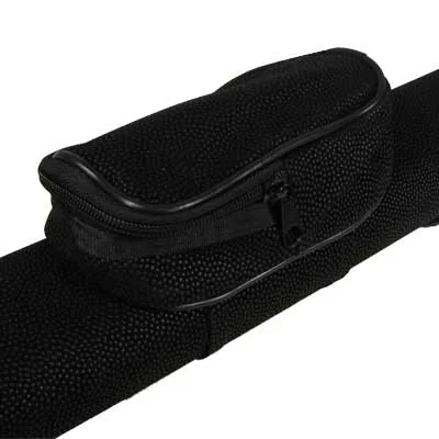Oval Soft Touch Black 1B/1SCue Case