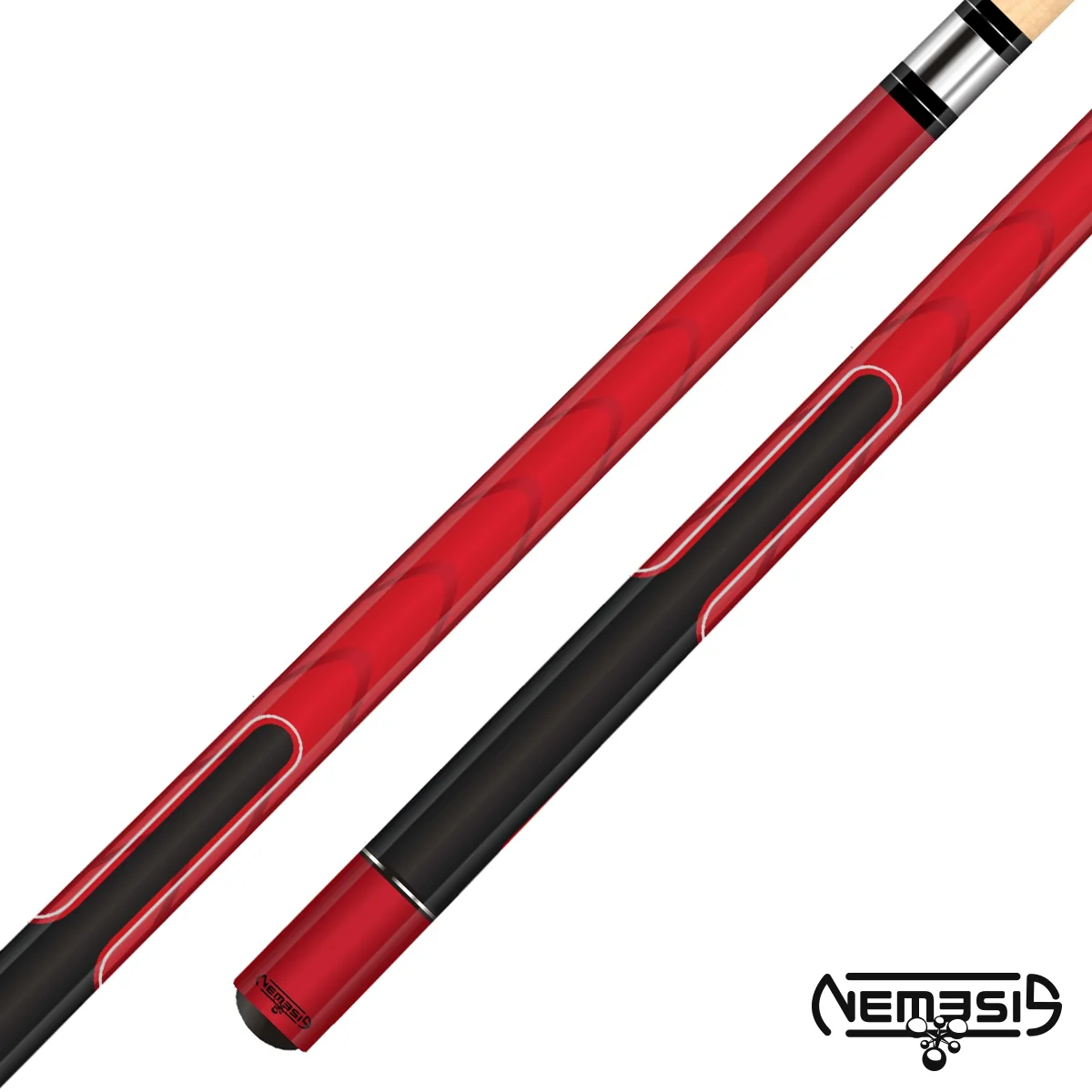 Nemesis Sportec D1 Red Metallic Pool Cue