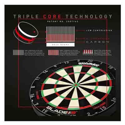 Winmau Blade 6 Triple Core Dartboard