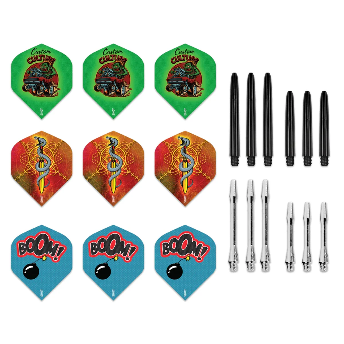 Shot Tribal Dart Accessory Kit