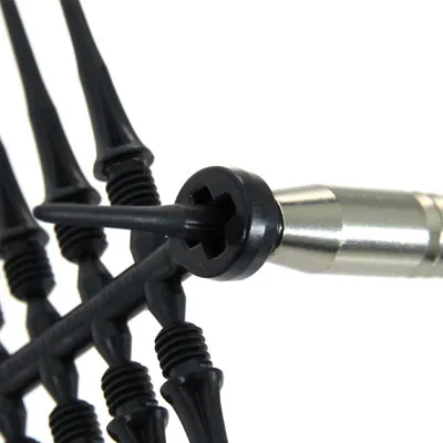 Cosmo Fit Point Plus 50 Soft-Tip Dart Points - Black