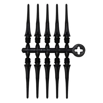 Cosmo Fit Point Plus 50 Soft-Tip Dart Points - Black