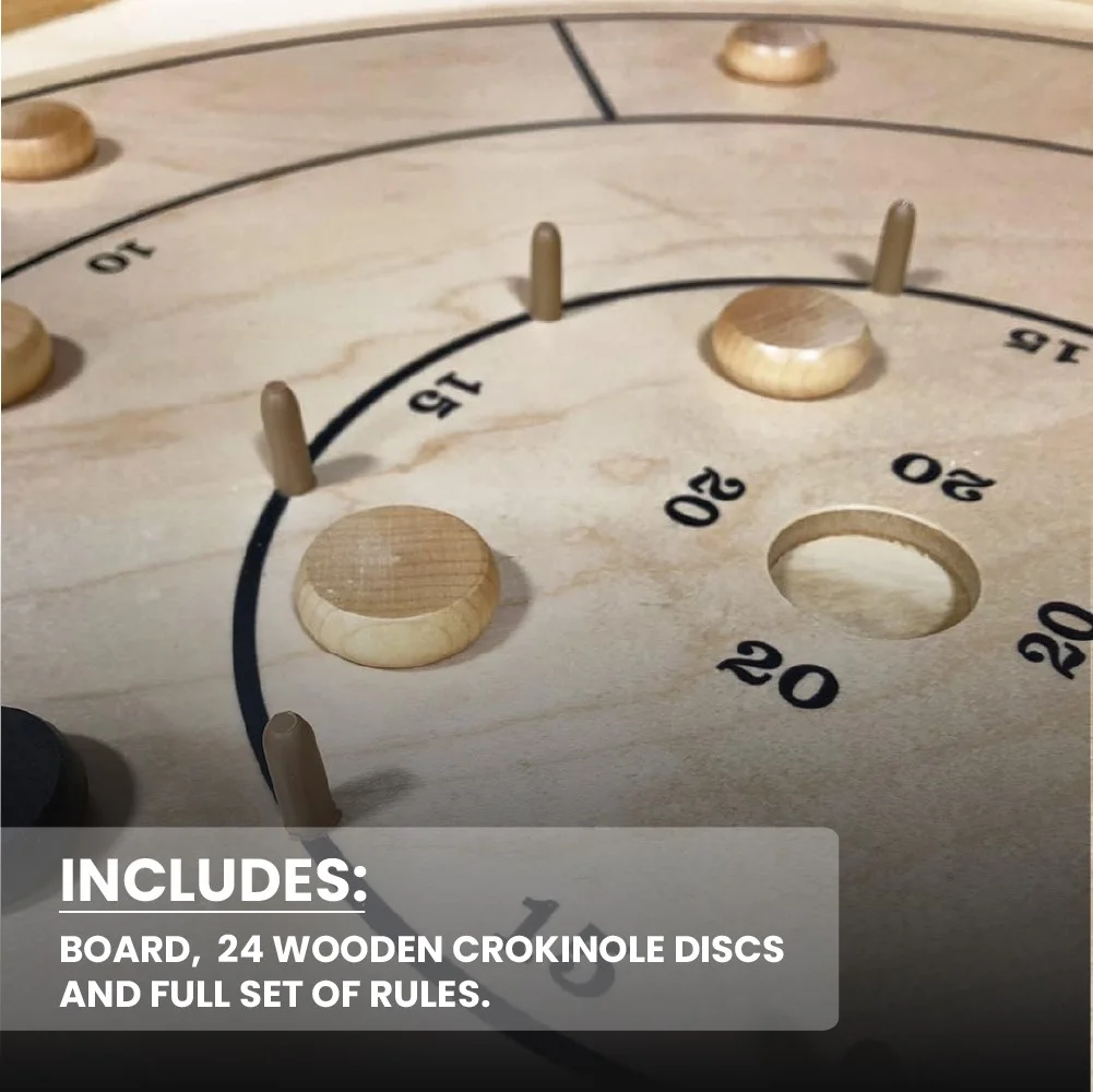 Deluxe Ash Crokinole Board