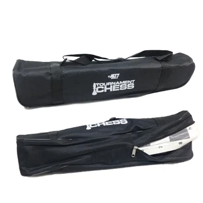 Jett Tournament Roll-up Triple Weighted Chess Set: Triple Weighted Staunton Pieces with Travel Bag