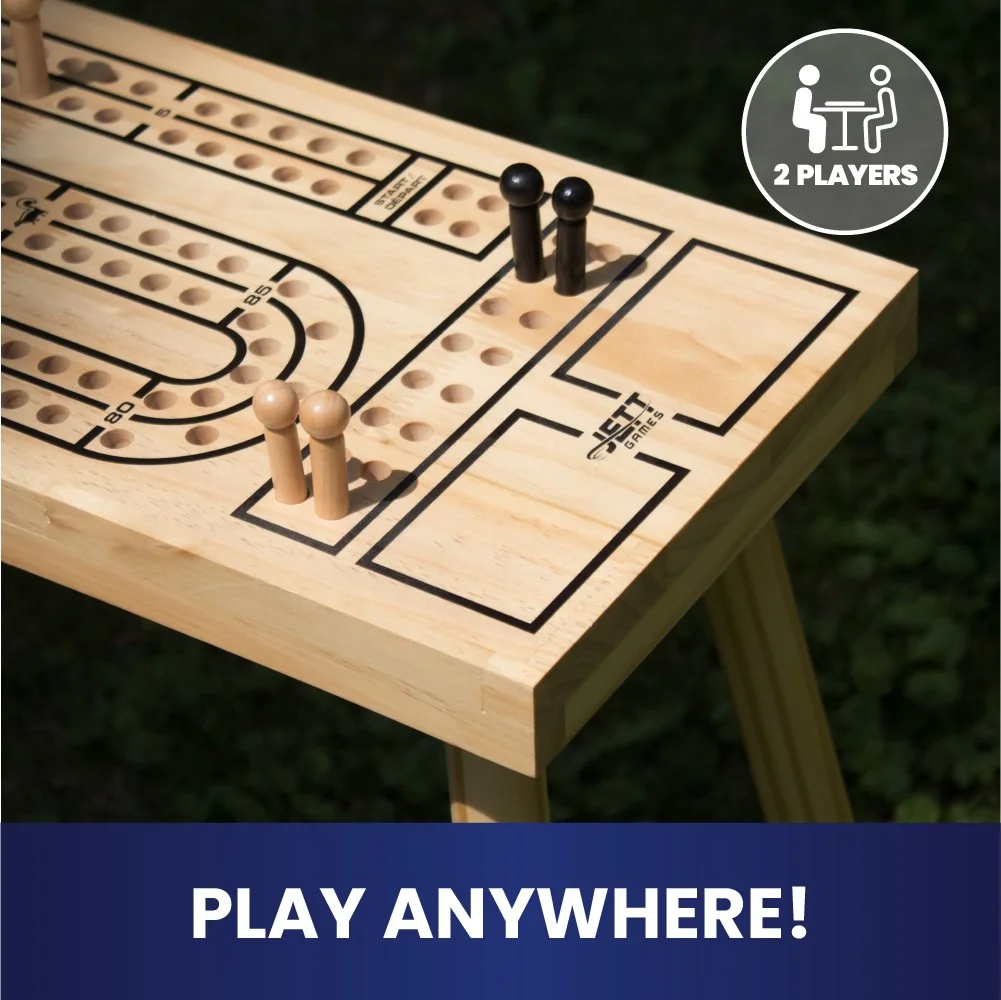 Jett Giant Cribbage Table with removable legs