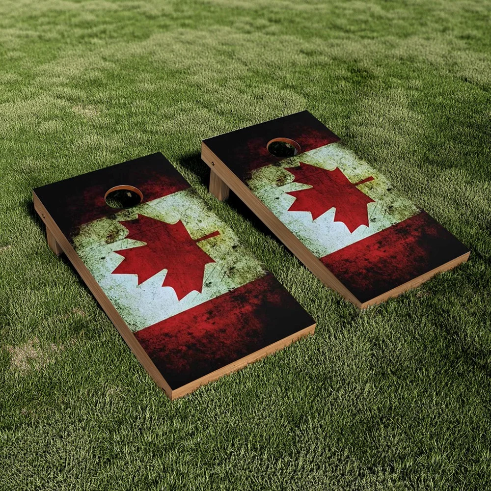 Jett Tournament Cornhole Boards - Canadian Flag