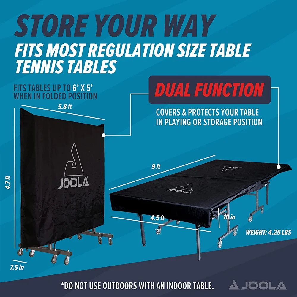 Joola Dual Function All Weather Table Tennis Cover