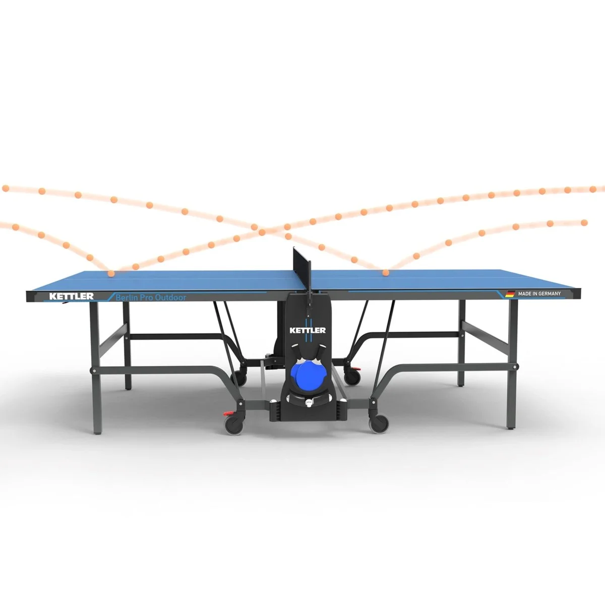 Kettler Berlin Pro Outdoor Table Tennis - Blue