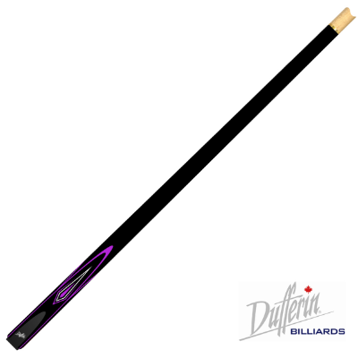 Dufferin Aggressor Snooker Cue with Maple Shaft in Purple