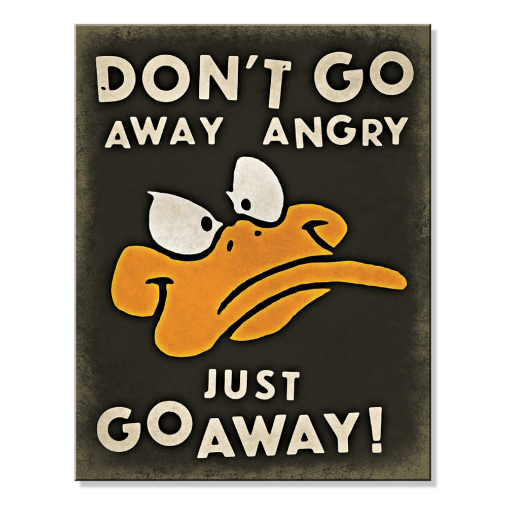 Looney Tunes Daffy Duck - Rectangular Tin Sign
