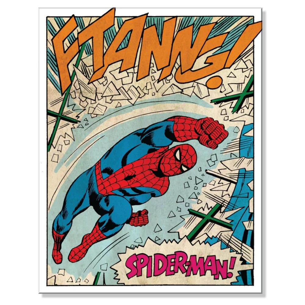 Spider Man Ftanng - Rectangular Tin Sign