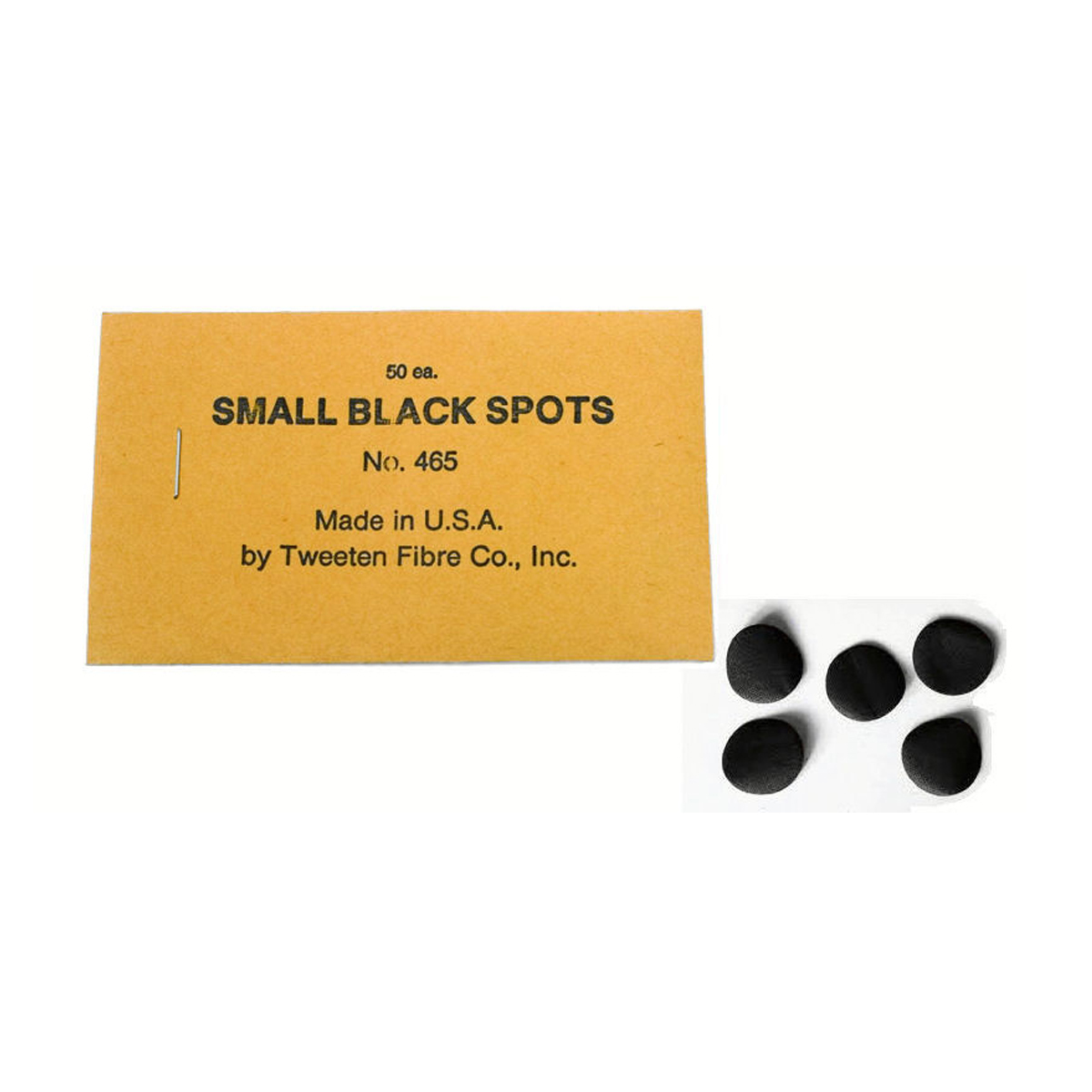 Billiard Table Spots Small Black - 50 Pack