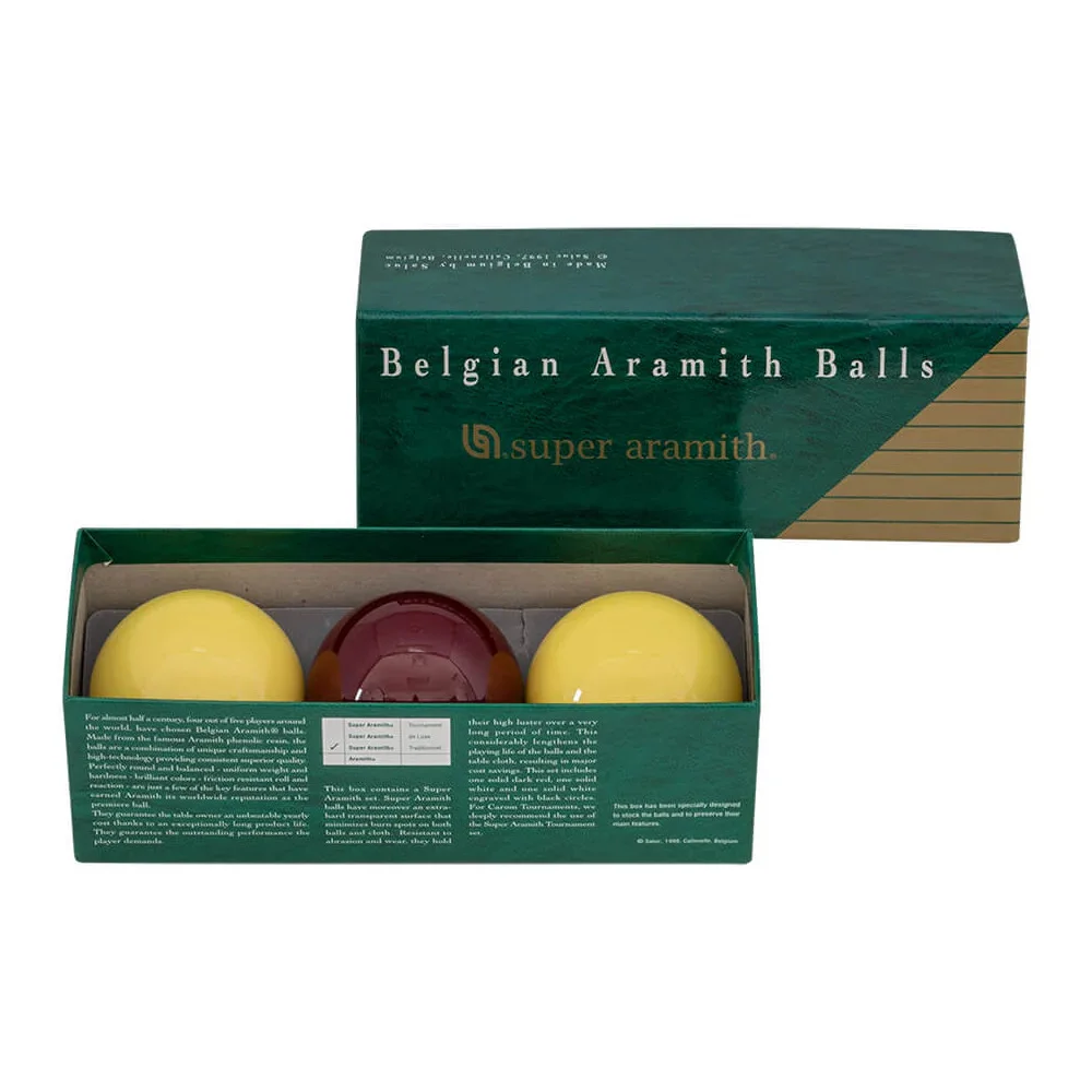 Aramith Super Aramith Carom Ball Set - 2 1/16in