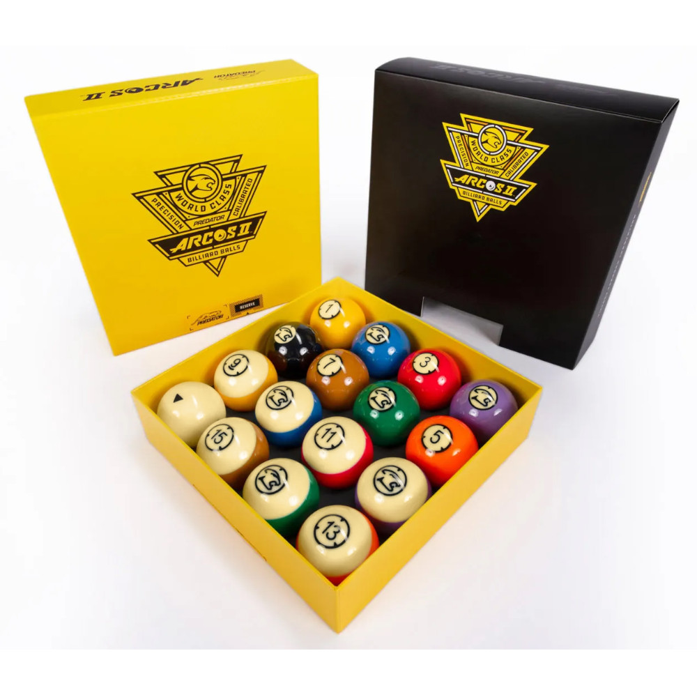 Predator Arcos II Pool Ball Set - 2 1/4in