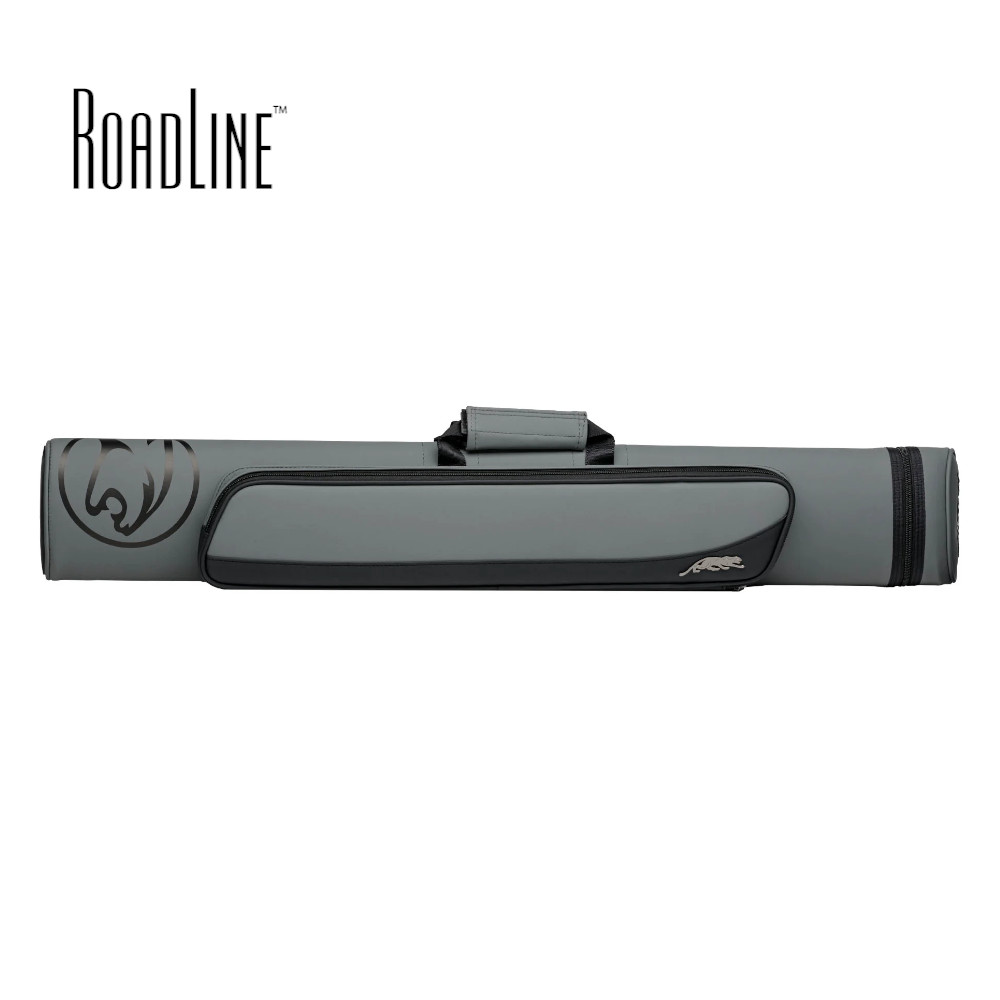 Predator Roadline Gray/Black Hard Cue Case - 2 Butts x 4 Shafts