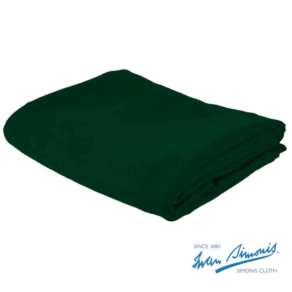 Simonis Dark Green Worsted Billiard Cloth