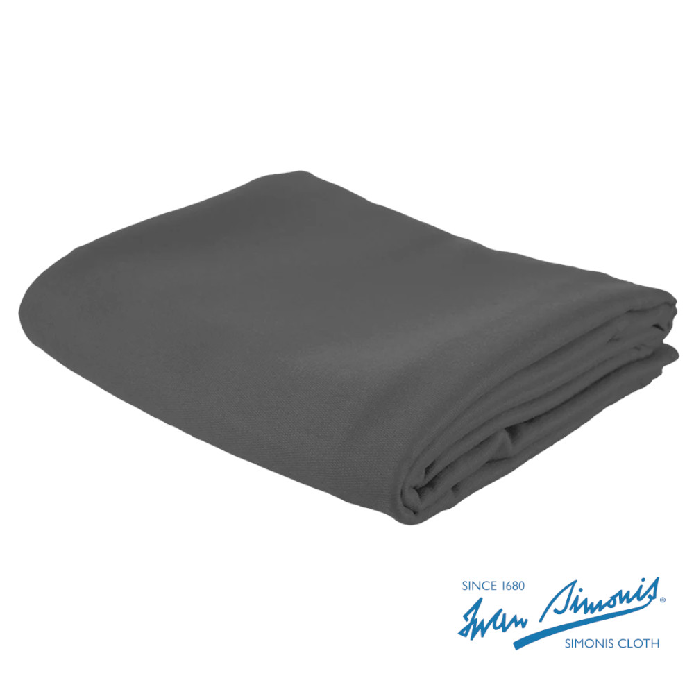 Simonis Grey Worsted Billiard Cloth