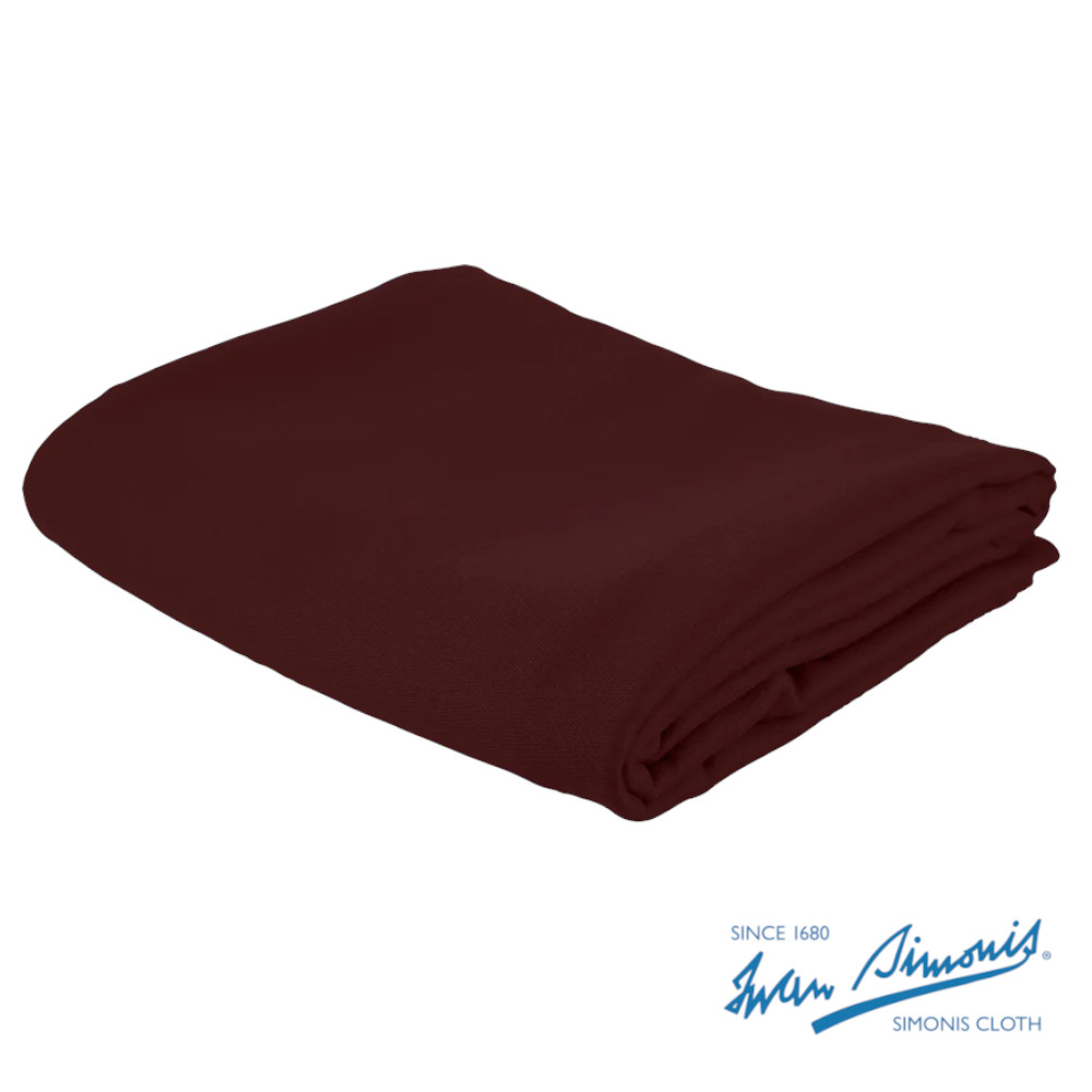 Simonis Wine Worsted Billiard Cloth