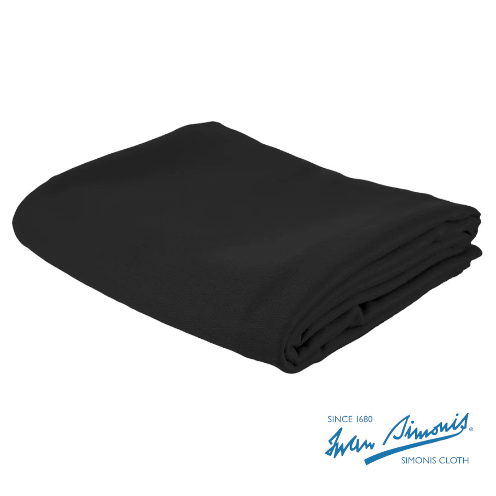 Simonis Black Worsted Billiard Cloth