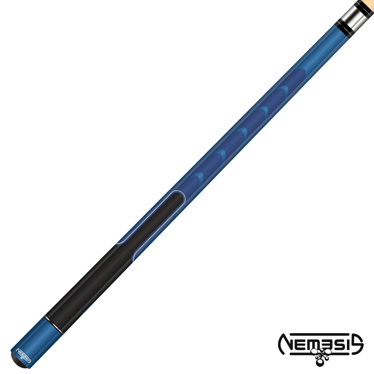 Nemesis Sportec D2 Blue Metallic Pool Cue