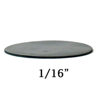 Neoprene Plastic Pool Table Leg Shims, 3 inch X 1/16