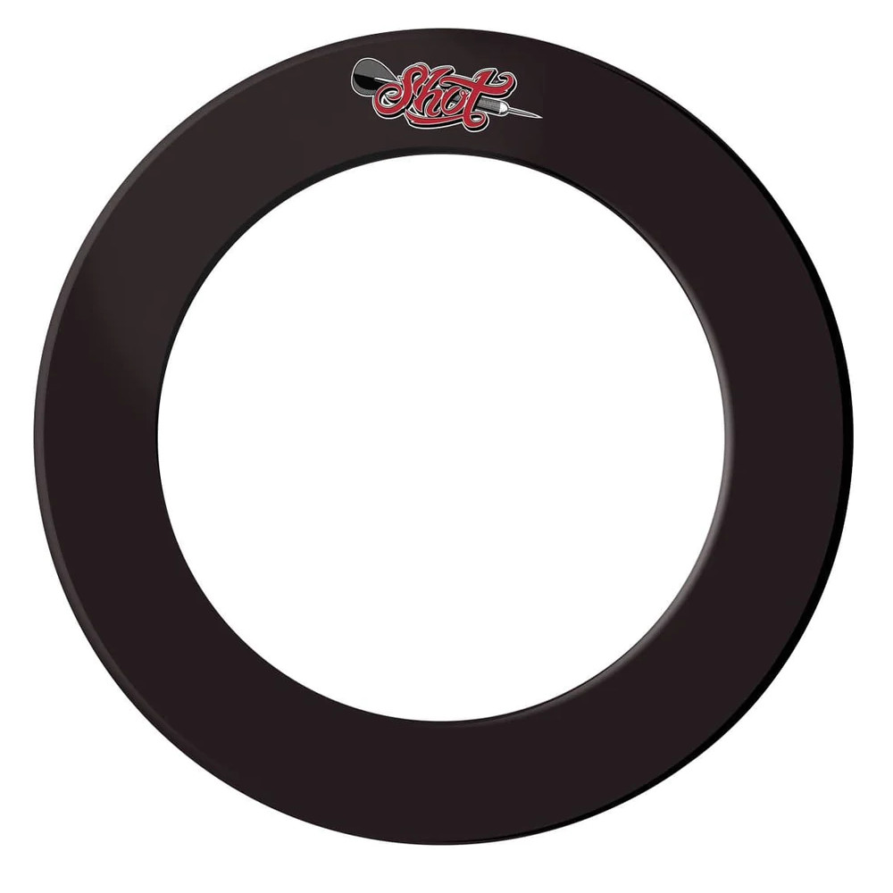 Shot 1 Piece Dartboard Surround - Black