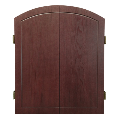 Jett Traditional Wood Veneer Dart Cabinet - Cherry