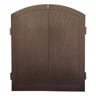 Jett Traditional Wood Veneer Dart Cabinet - Espresso