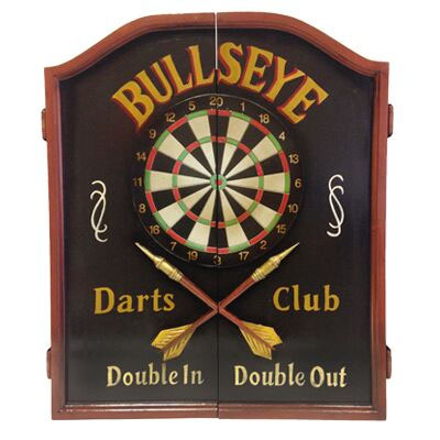 Jett Vintage Pub Dart Cabinet - Bullseye