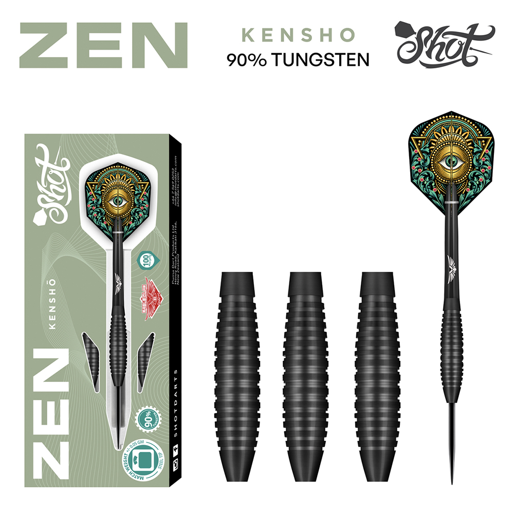 Shot Zen Kensho 90% Tungsten Dart Set