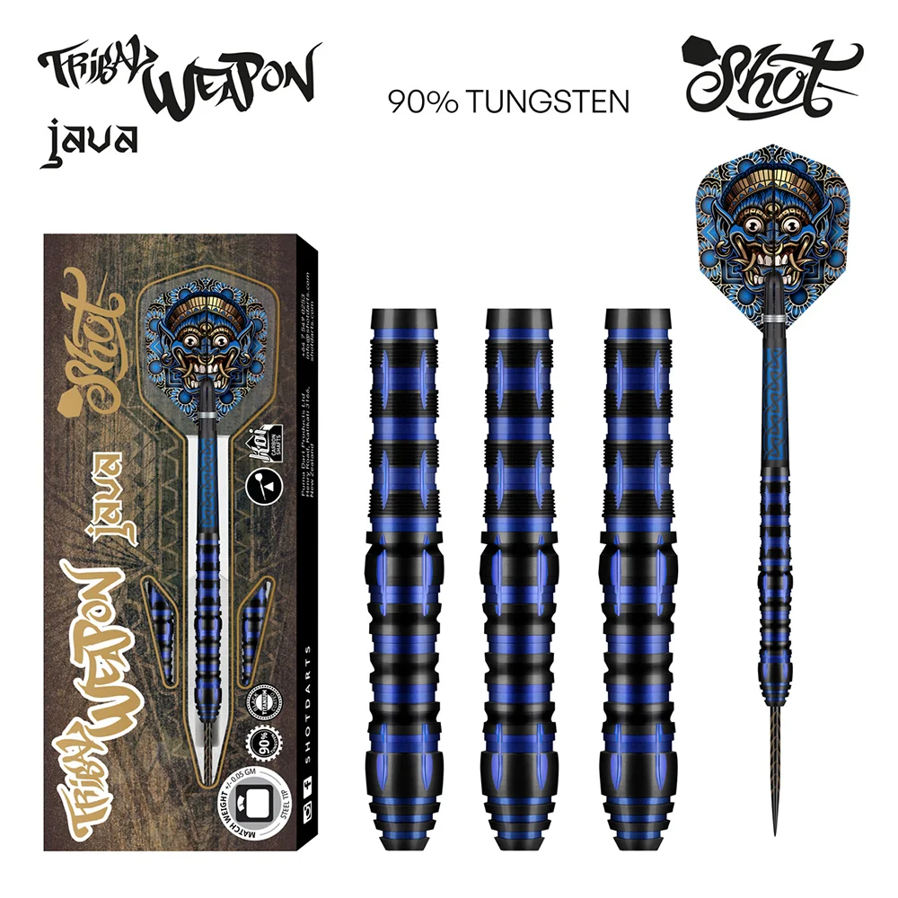 Shot Tribal Weapon Java 90% Tungsten Dart Set
