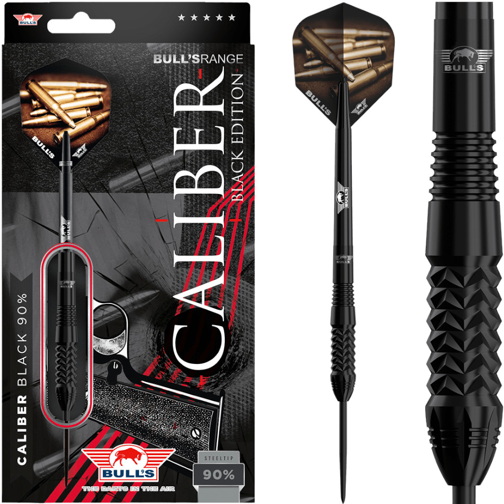 Bull's Caliber Black 90% Tungsten Darts