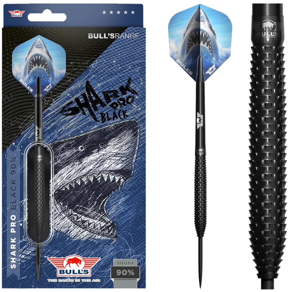 Bull's Shark Pro Black 90% Tungsten Darts