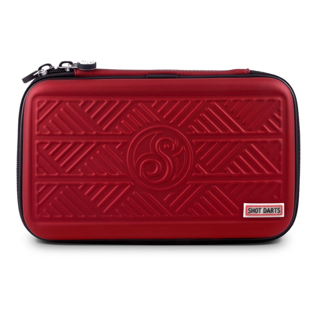 Shot Tactical 2 Set Dart Case - Red