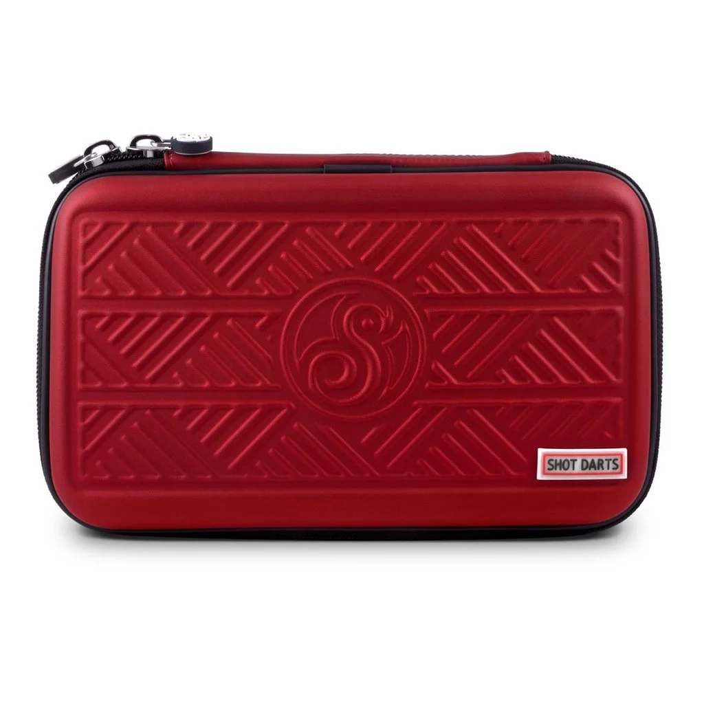 Shot Tactical 2 Set Dart Case - Red