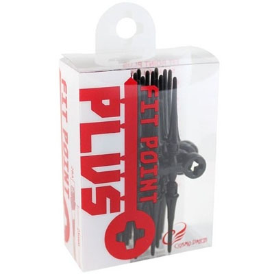 Cosmo Fit Point Plus 50 Soft-Tip Dart Points - Black