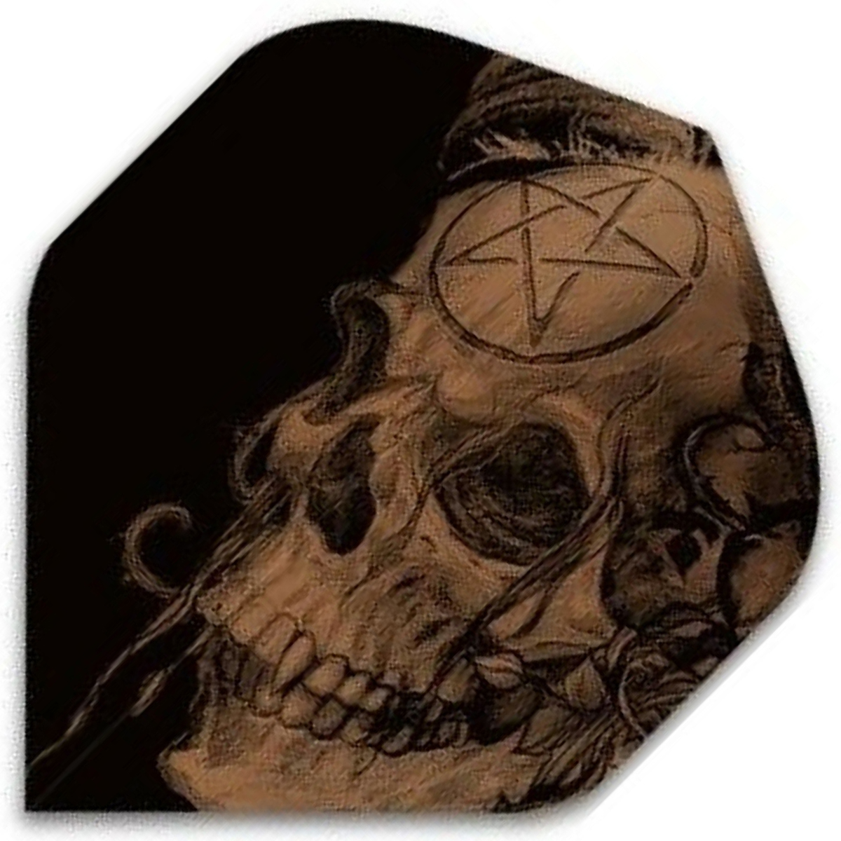 Alchemy Flights - Skull With Pentagram